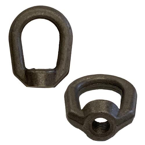 ENF78 7/8"-9 Forged Eye Nut, (3/4" Bail), Heavy Duty, Coarse, Self-Colored